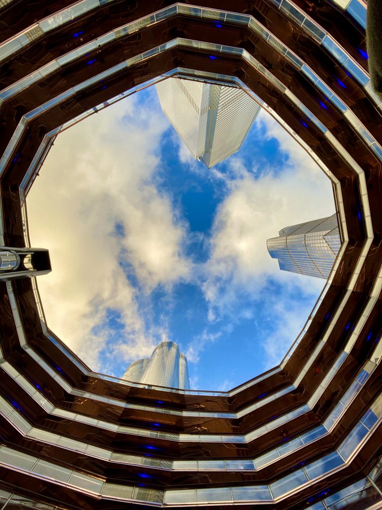 Vista desde el interior The Vessel