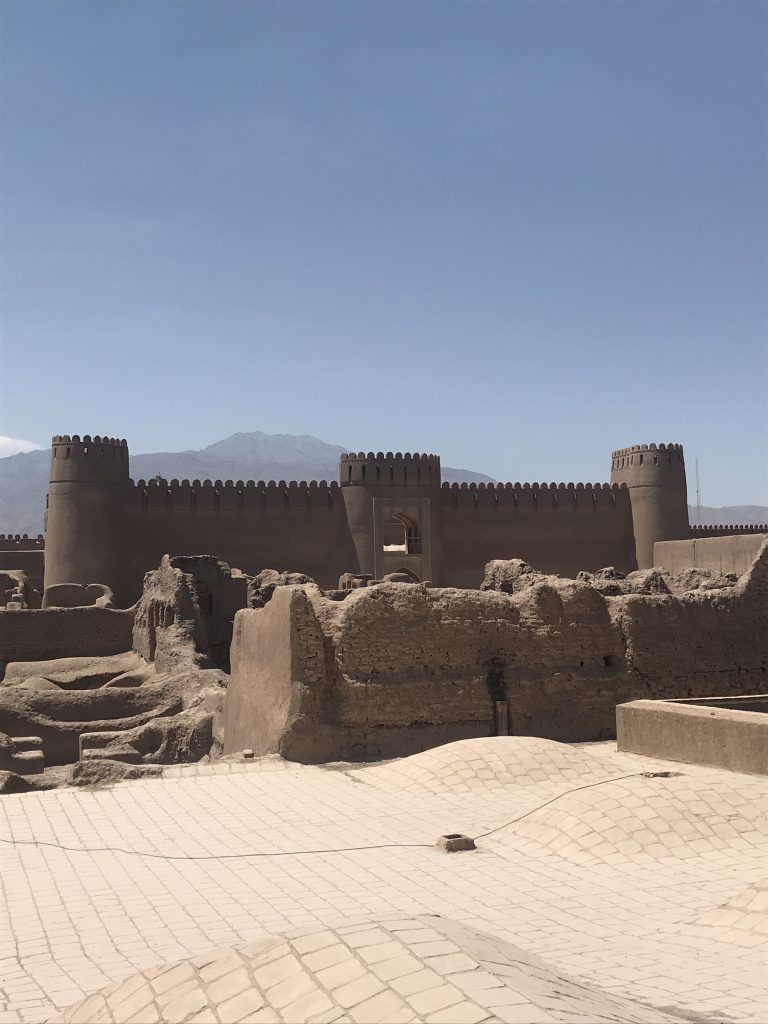 Vistas desde los tejados del castillo de adobe