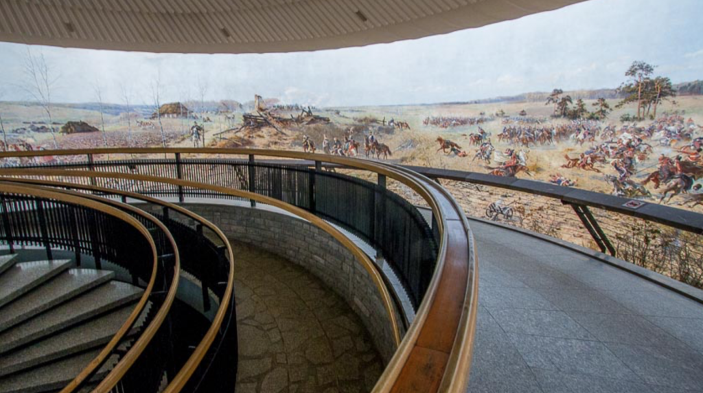 Interior del museo Panorama Raclawicka