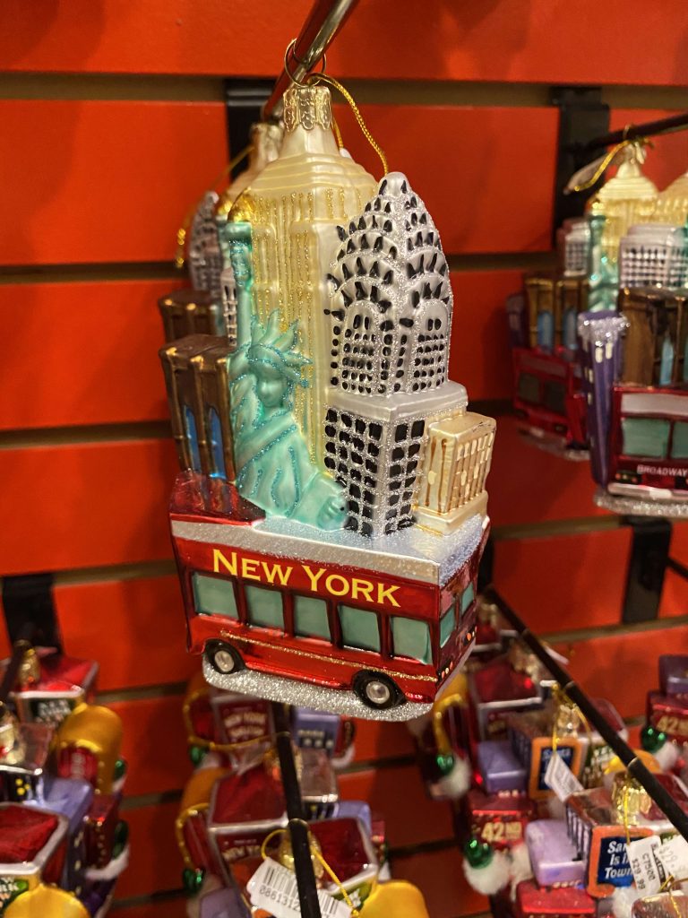 Figura navideña-neoyorkina de Christmas in New York