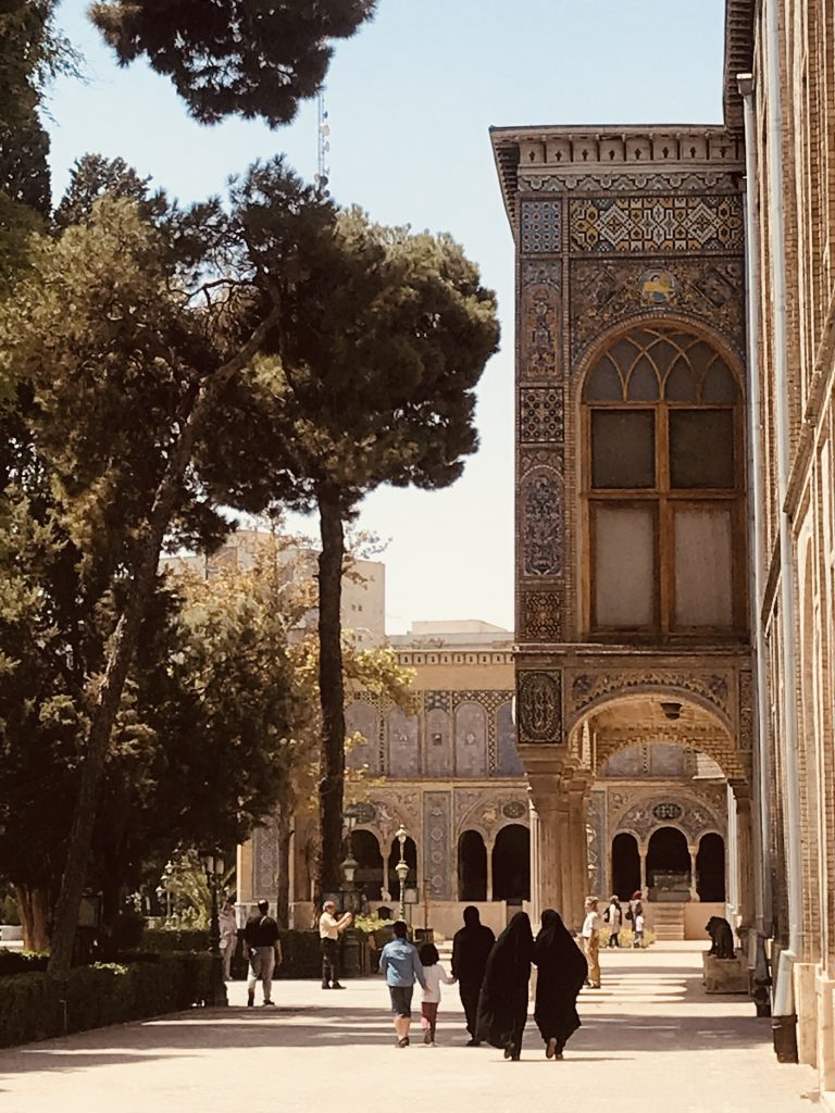Exterior del palacio de Golestán