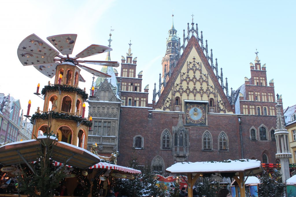 Plaza de Rynek de la ciudad de Wroclaw