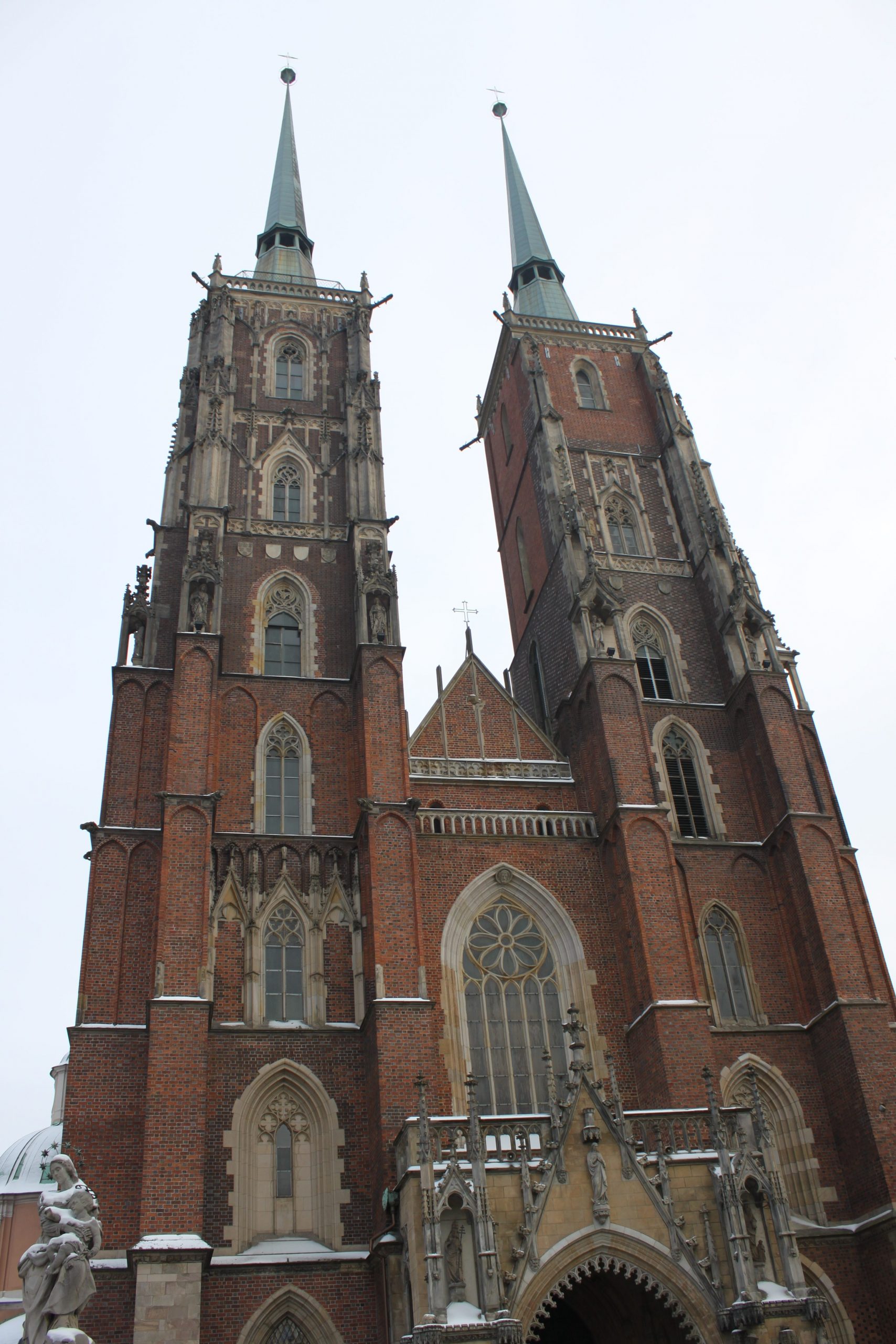 Fachada de la catedral de Wroclaw